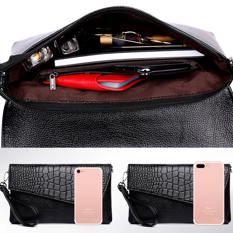 Portman Vegan Leather Crossbody Bag