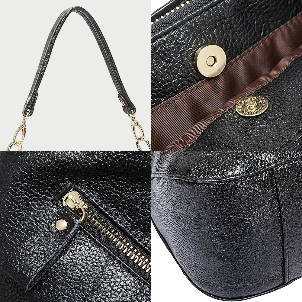 Knightsbridge Genuine Leather Tote Bag