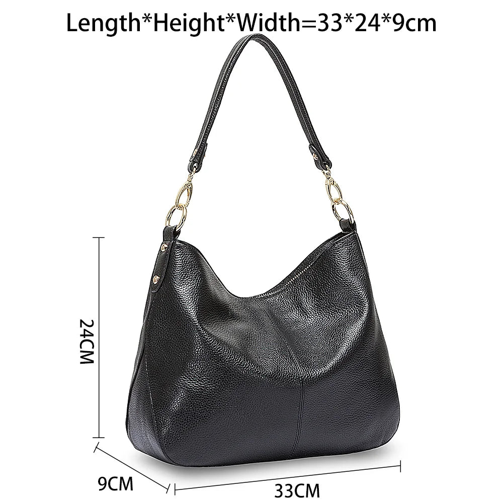 Knightsbridge Genuine Leather Tote Bag