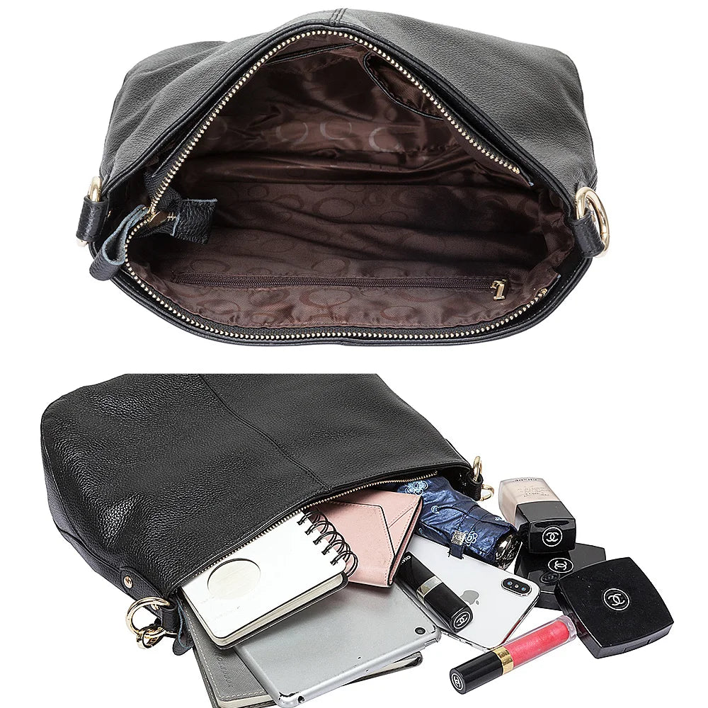 Knightsbridge Genuine Leather Tote Bag
