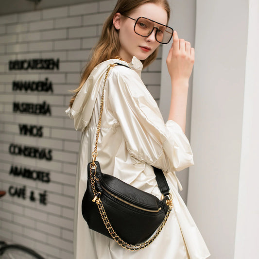 Downe Genuine Leather Crossbody Bag