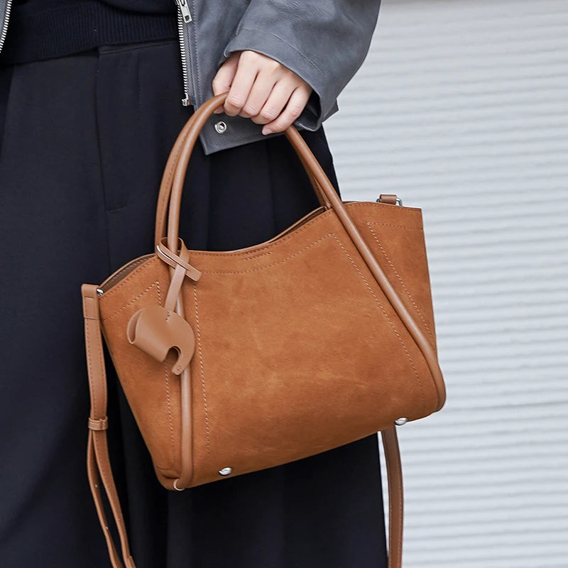 Kennington Suede Shoulder Bag