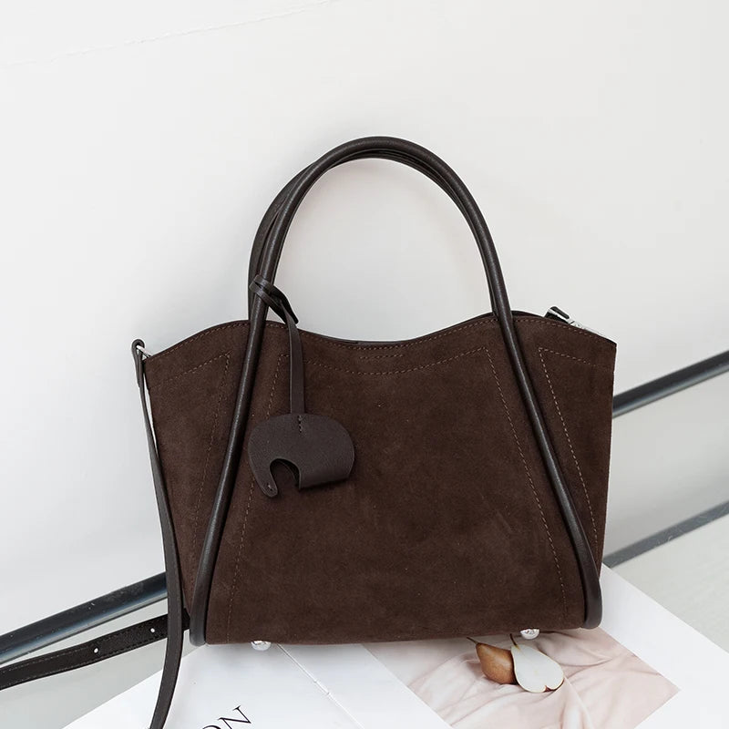 Kennington Suede Shoulder Bag