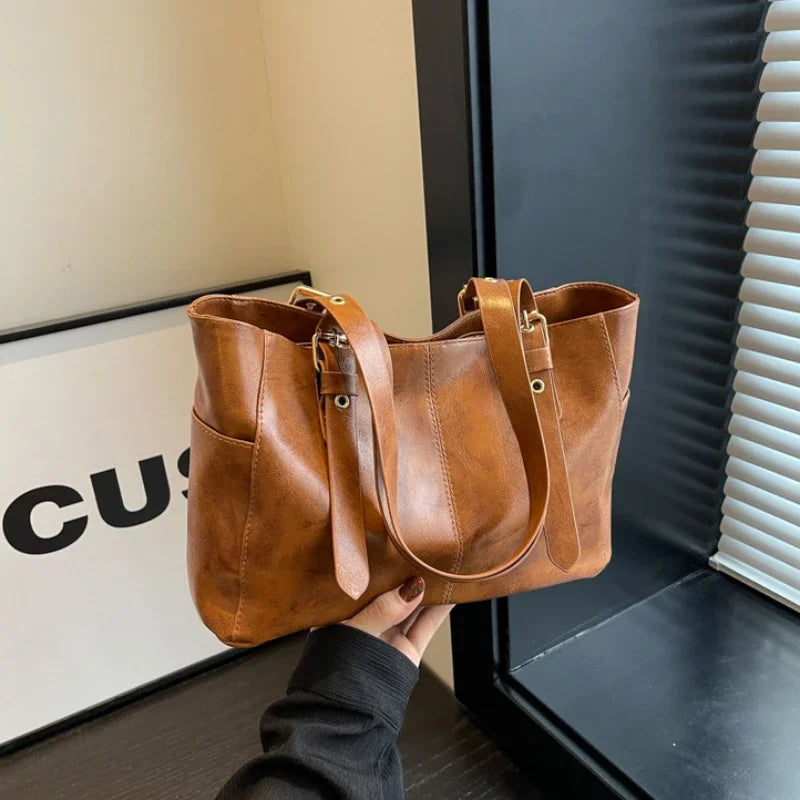 Stockwell Vegan Leather Tote Bag