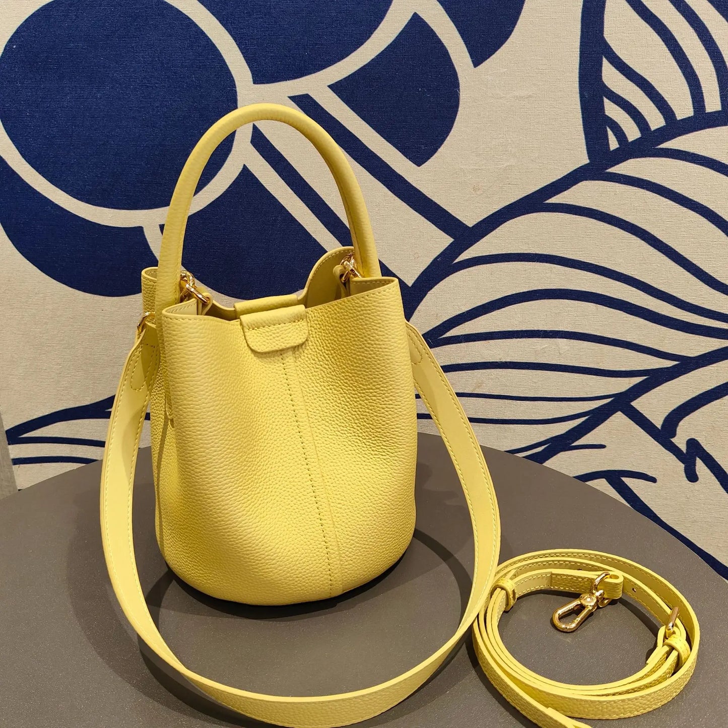 Vauxhall Genuine Leather Bucket Bag
