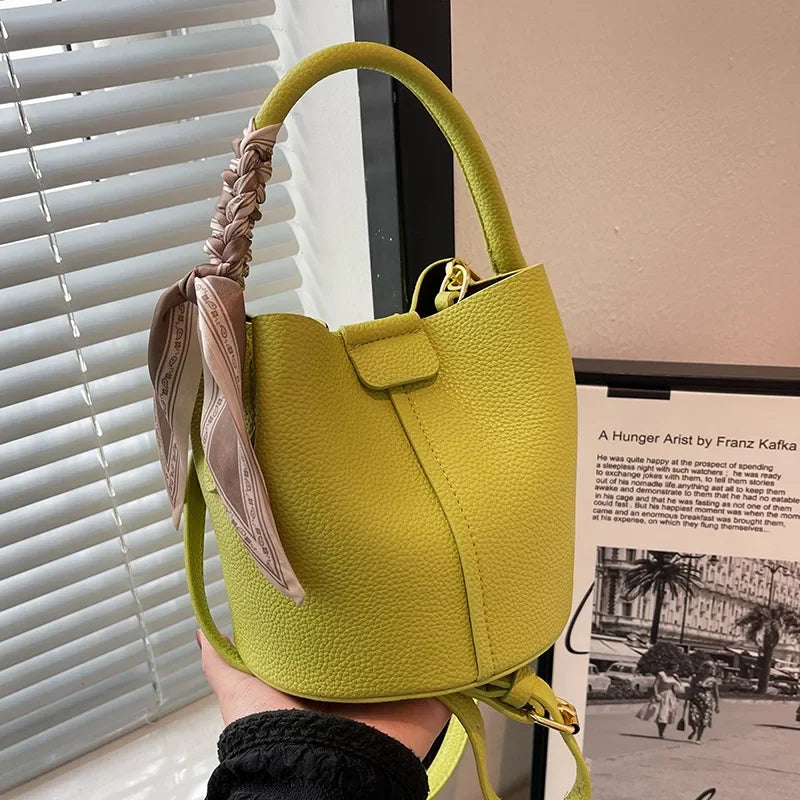 Southwark Vegan Leather Bucket Bag