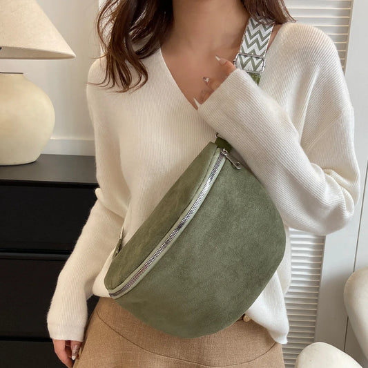 Herne Faux Suede Purse