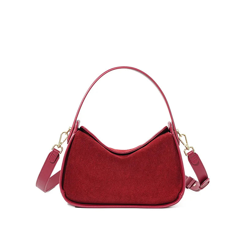 Hendon Faux Suede Crossbody Bag