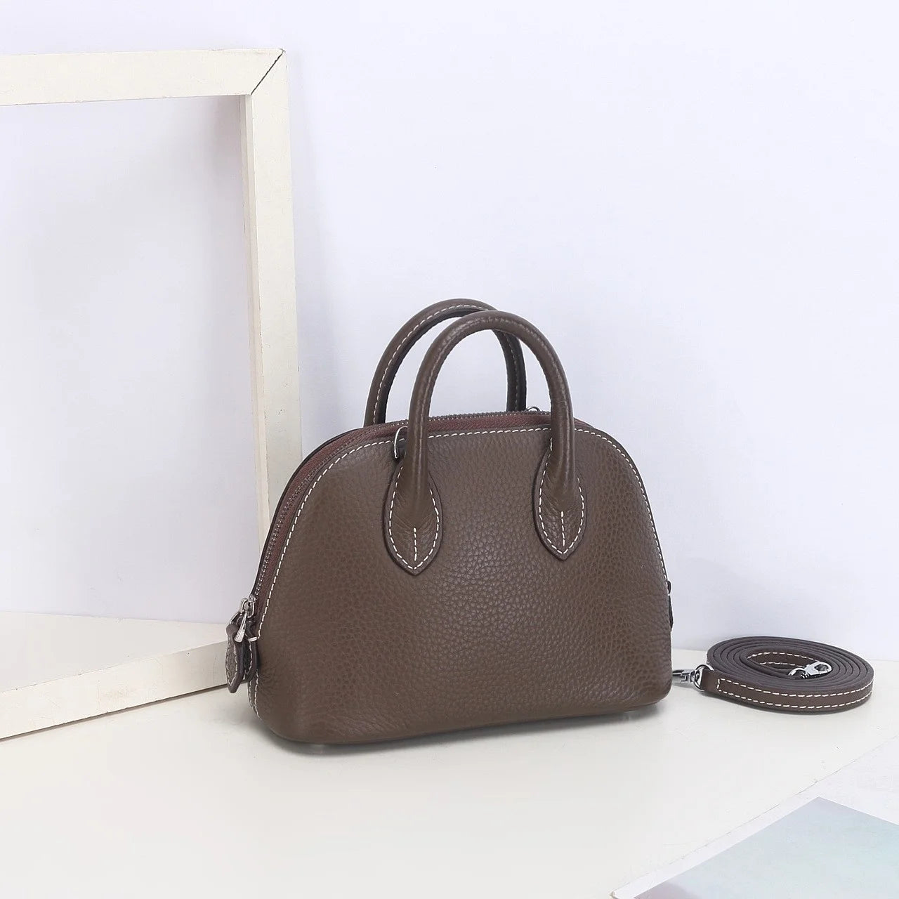 Forest Genuine Leather Crossbody Bag