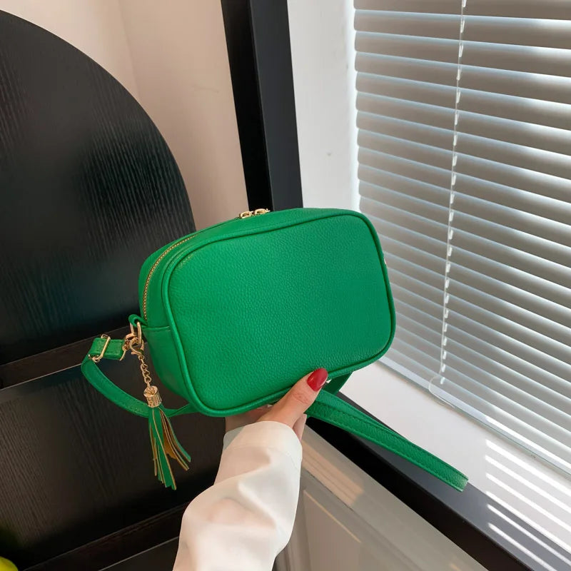 Ham Vegan Leather Crossbody Bag