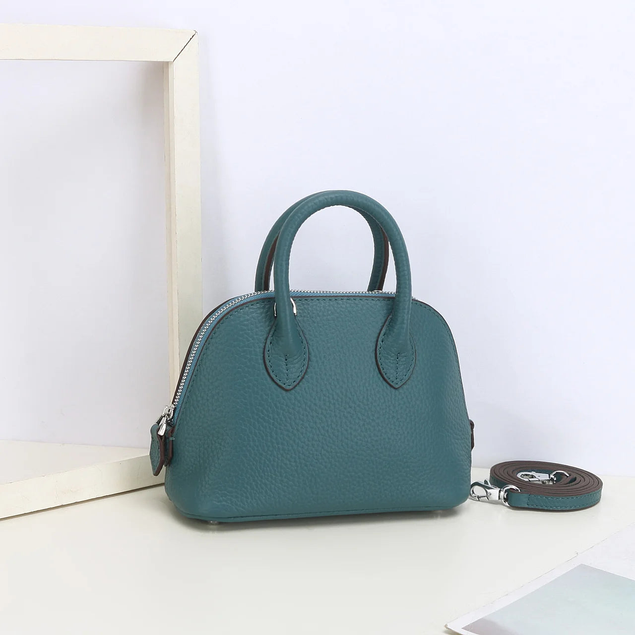 Forest Genuine Leather Crossbody Bag