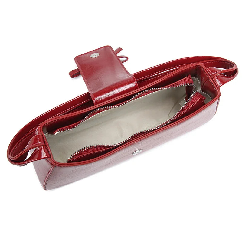 Cromwell Vegan Leather Shoulder Bag