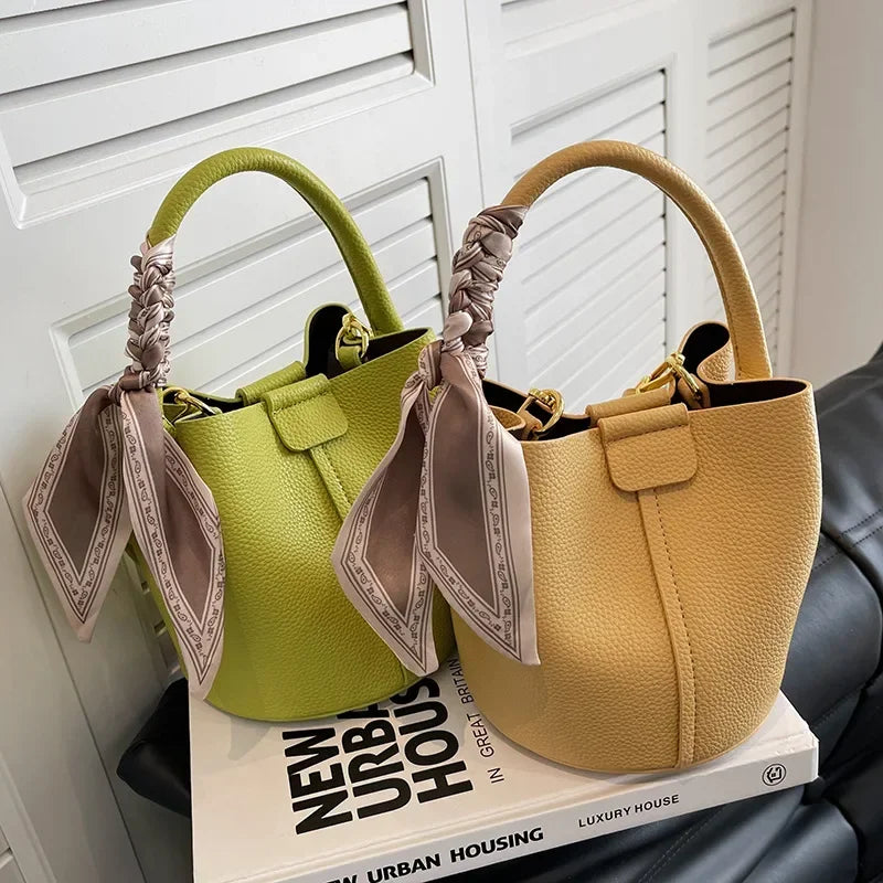 Southwark Vegan Leather Bucket Bag