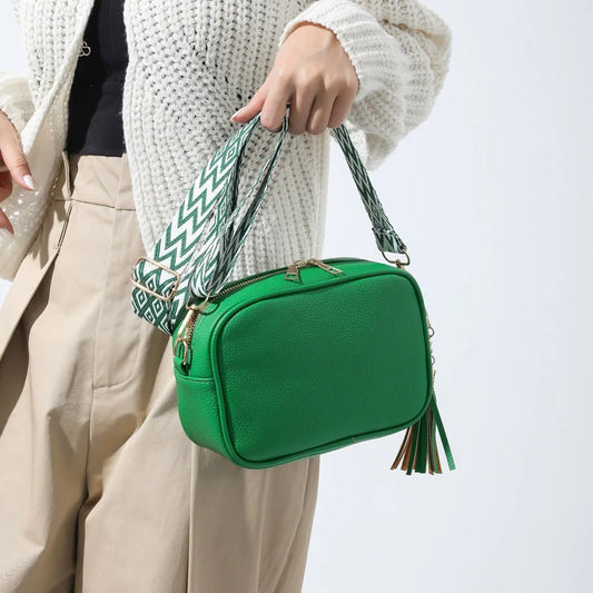 Ham Vegan Leather Crossbody Bag