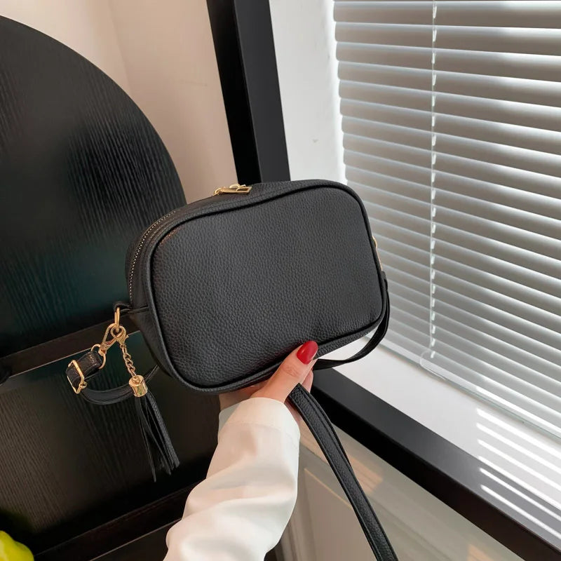 Ham Vegan Leather Crossbody Bag