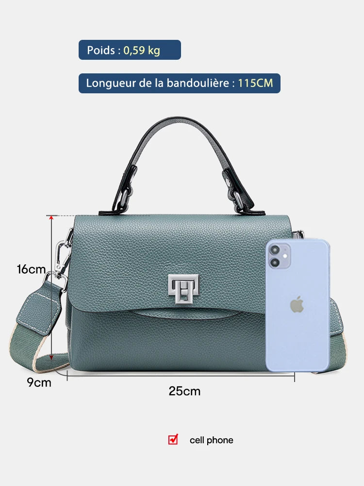 Euston Genuine Leather Crossbody Bag
