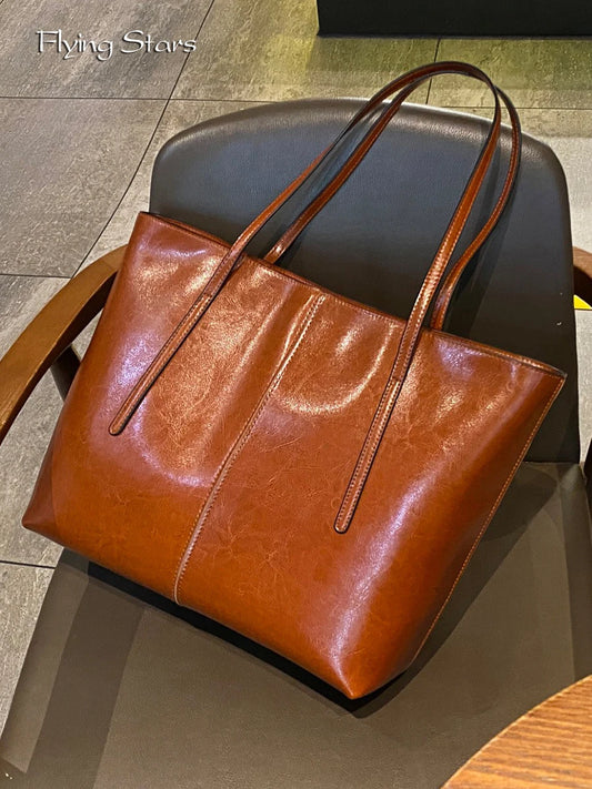 Camberwell Genuine Leather Tote Bag