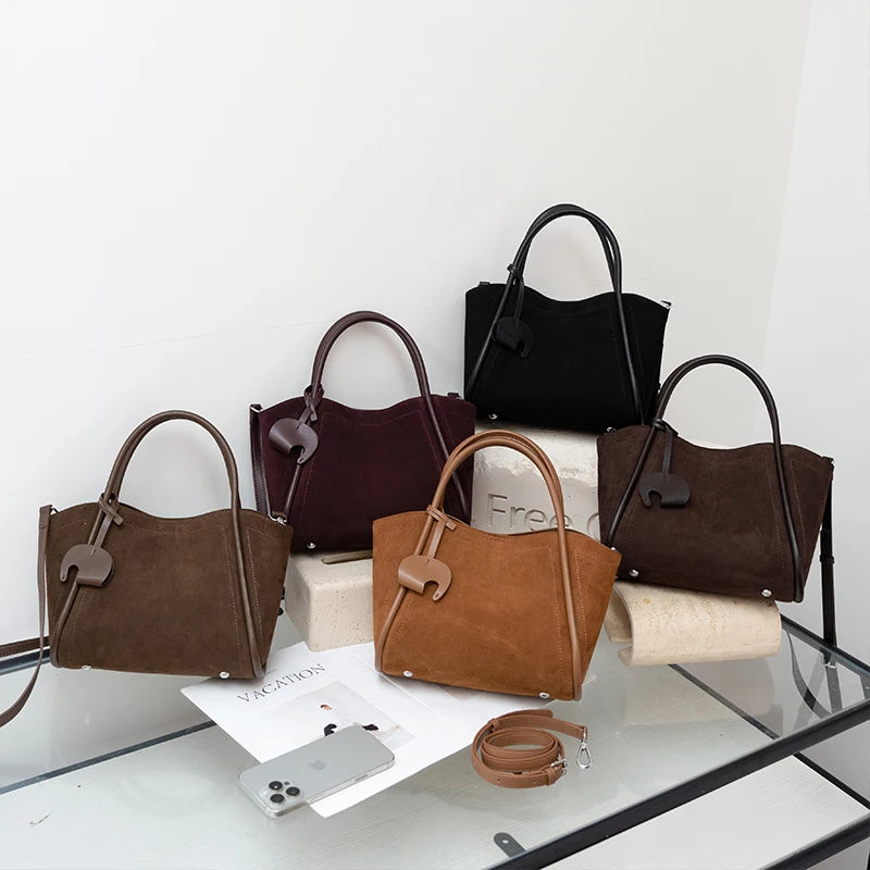 Kennington Suede Shoulder Bag
