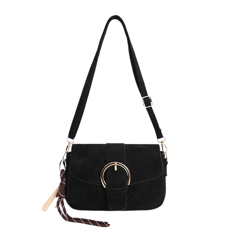 Primrose Faux Suede Crossbody Bag