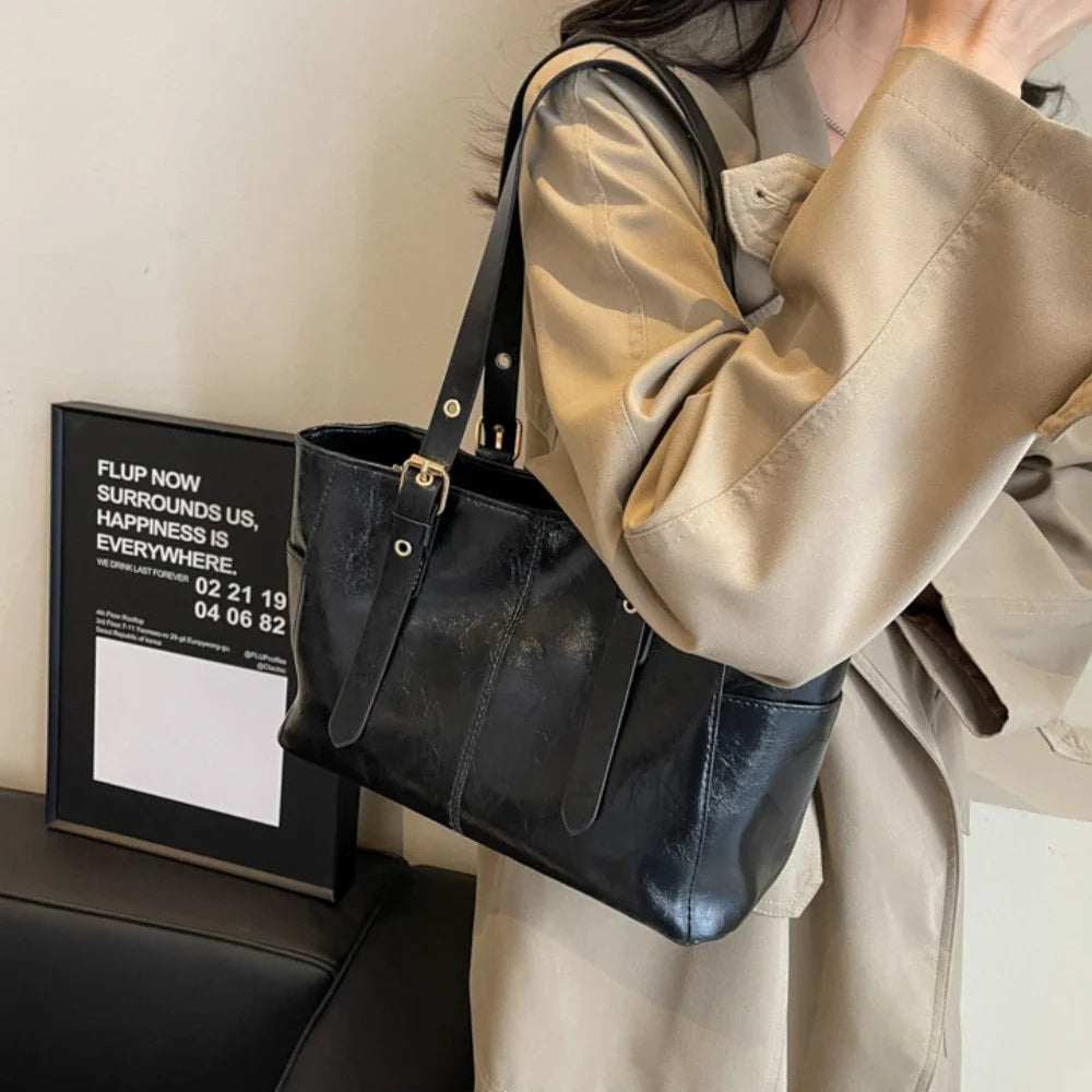 Stockwell Vegan Leather Tote Bag