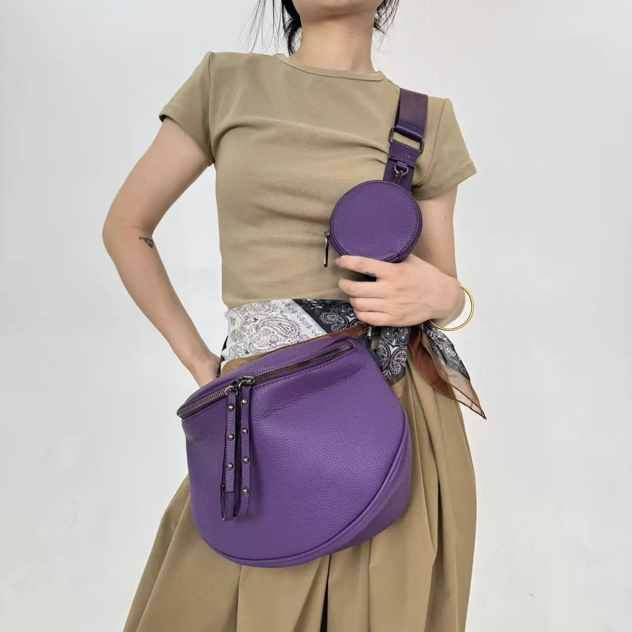 Isleworth Vegan Leather Crossbody Bag