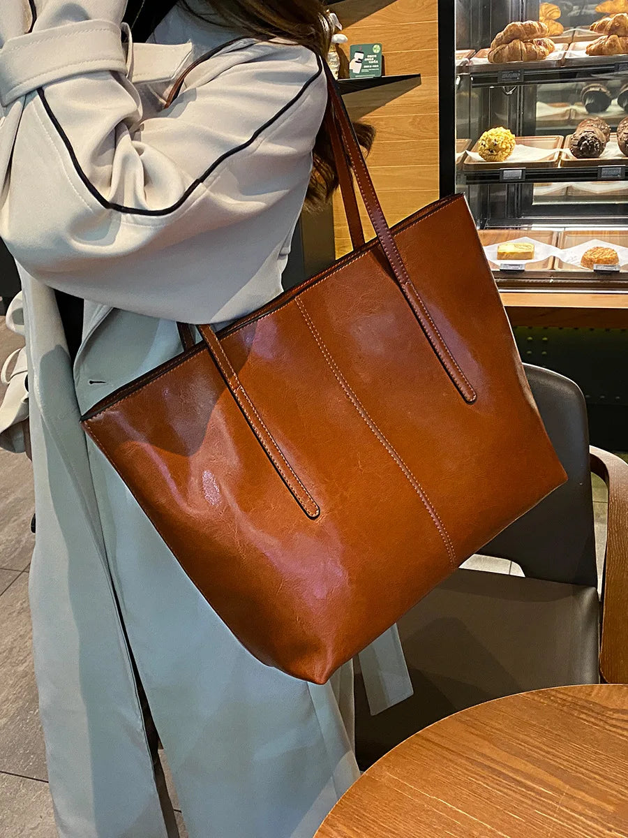 Camberwell Genuine Leather Tote Bag