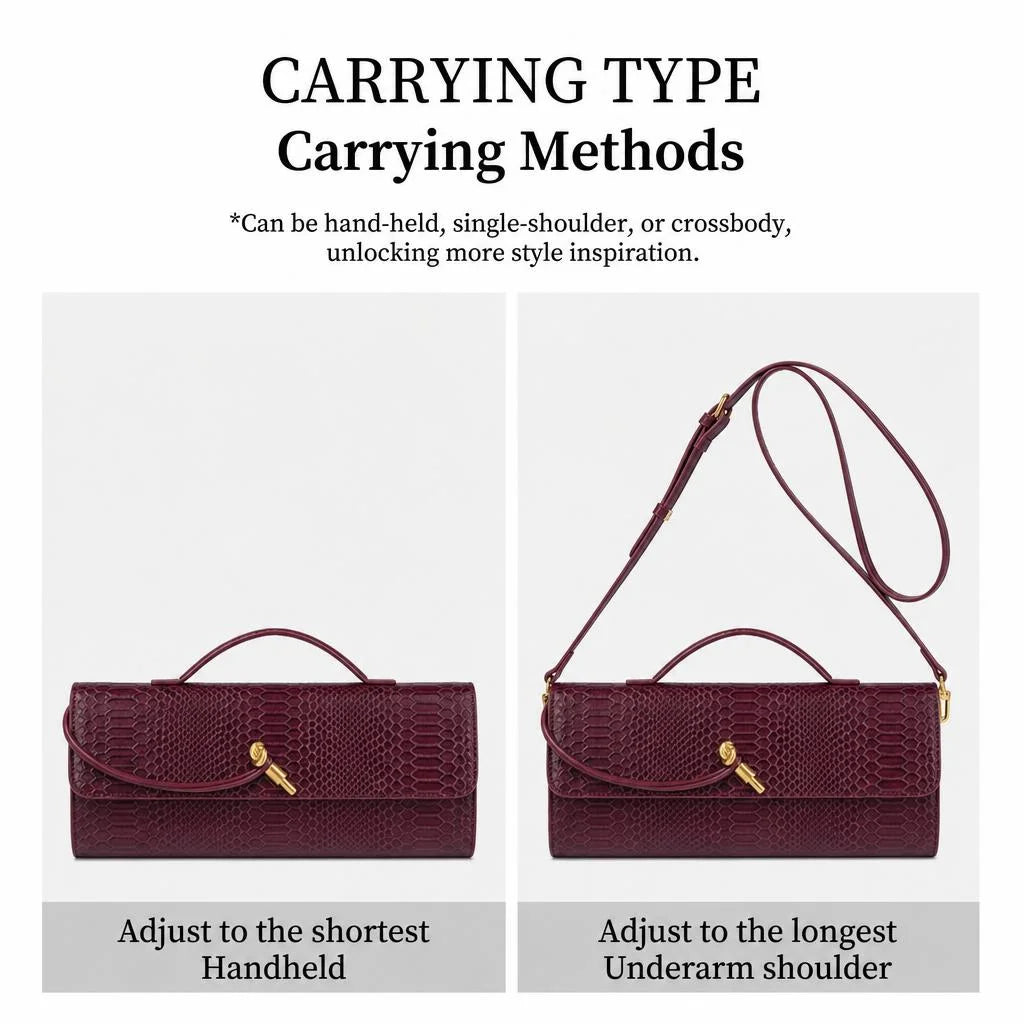 Eltham Vegan Leather Clutch Bag