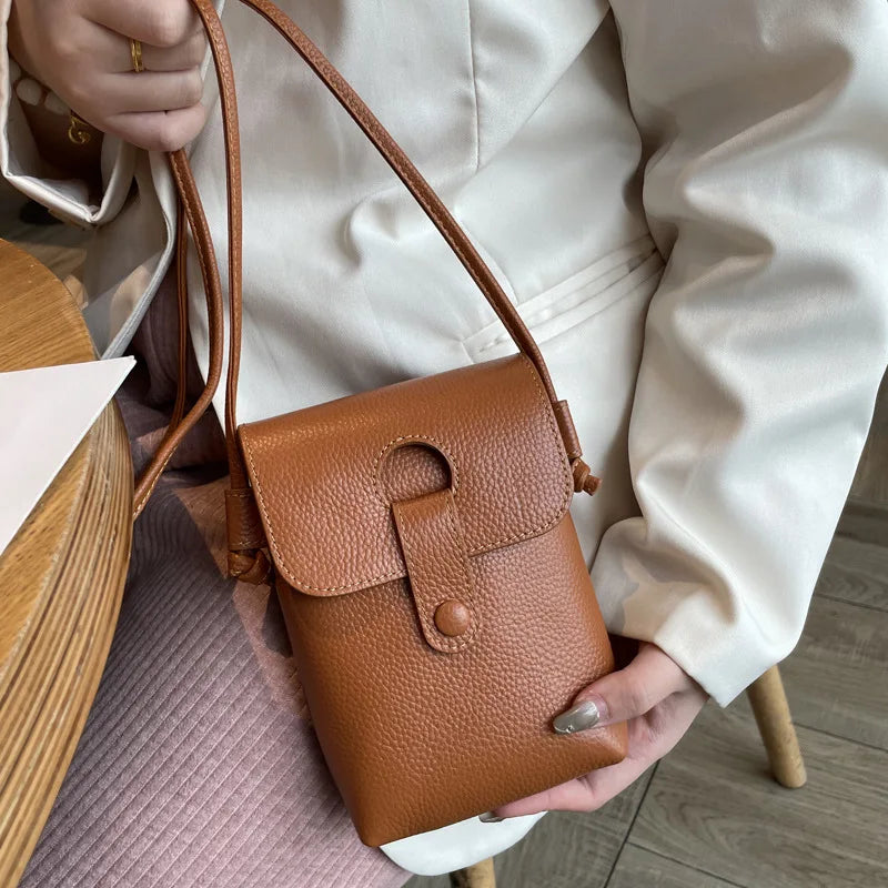 Barnes Genuine Leather Crossbody Bag