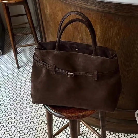 Barbican Faux Suede Tote Bag