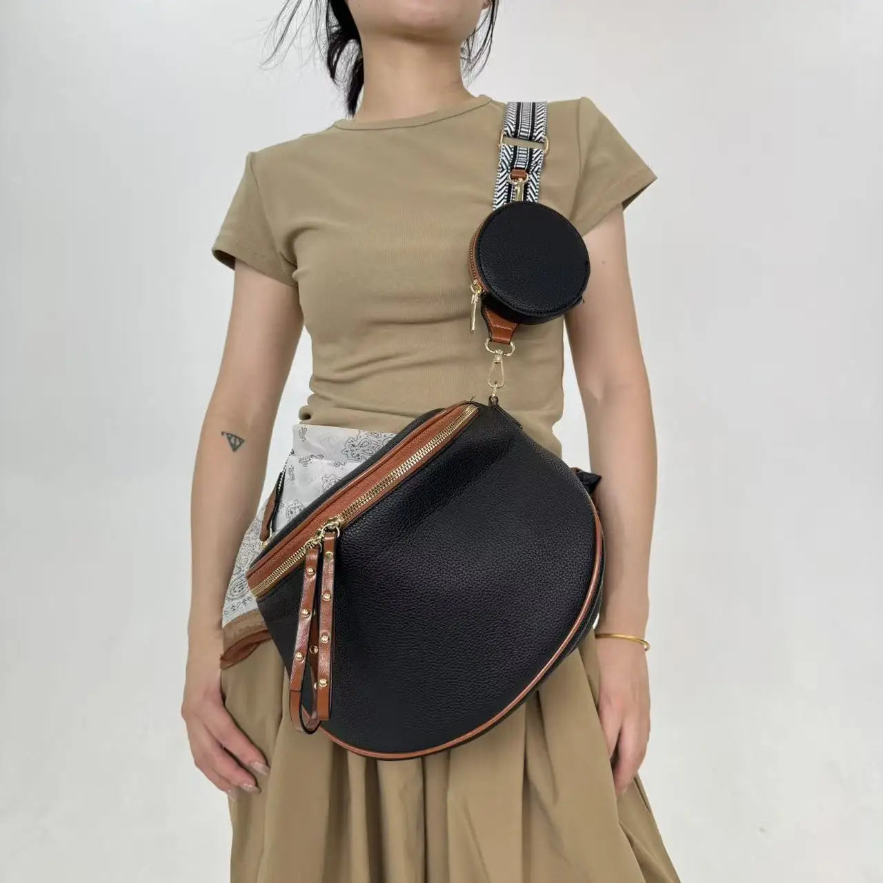 Isleworth Vegan Leather Crossbody Bag