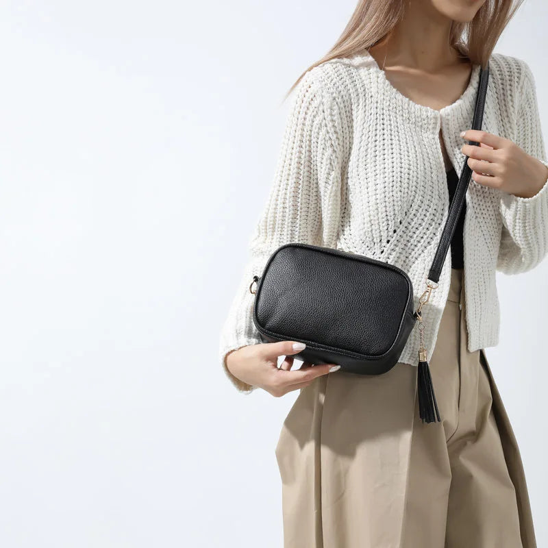 Ham Vegan Leather Crossbody Bag