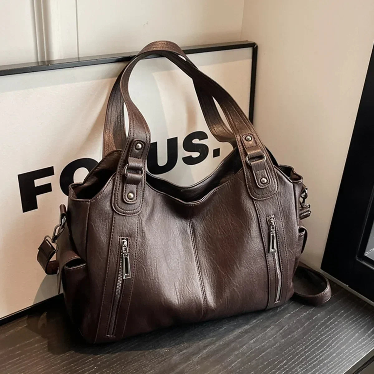 Bromley Vegan Leather Tote Bag