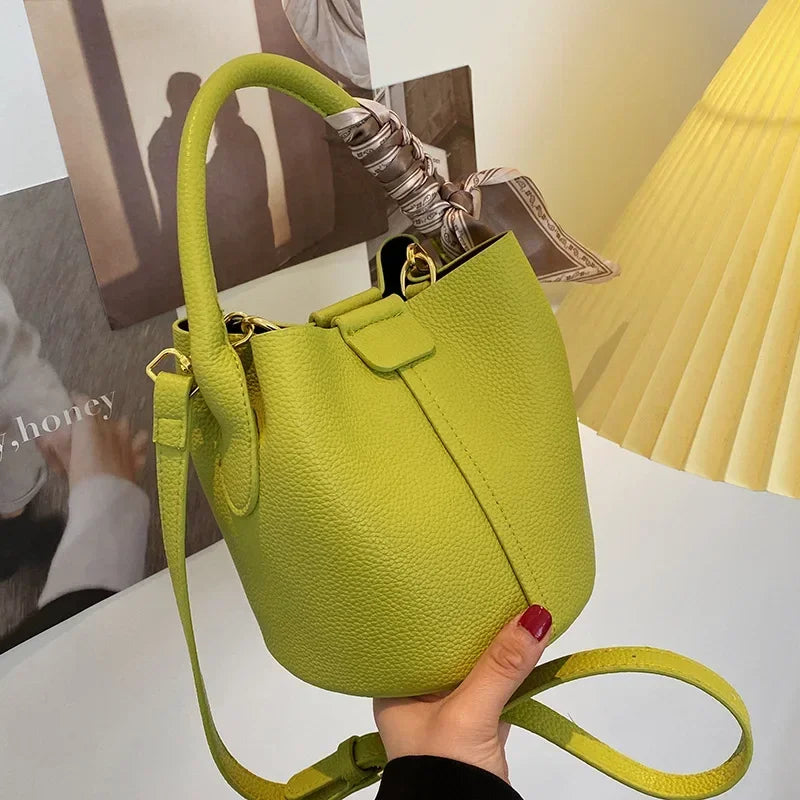 Southwark Vegan Leather Bucket Bag