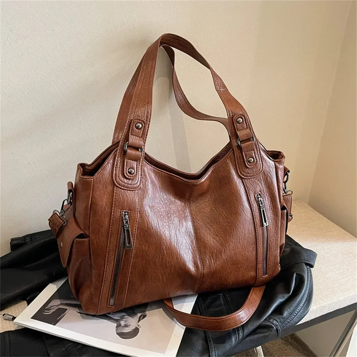 Bromley Vegan Leather Tote Bag