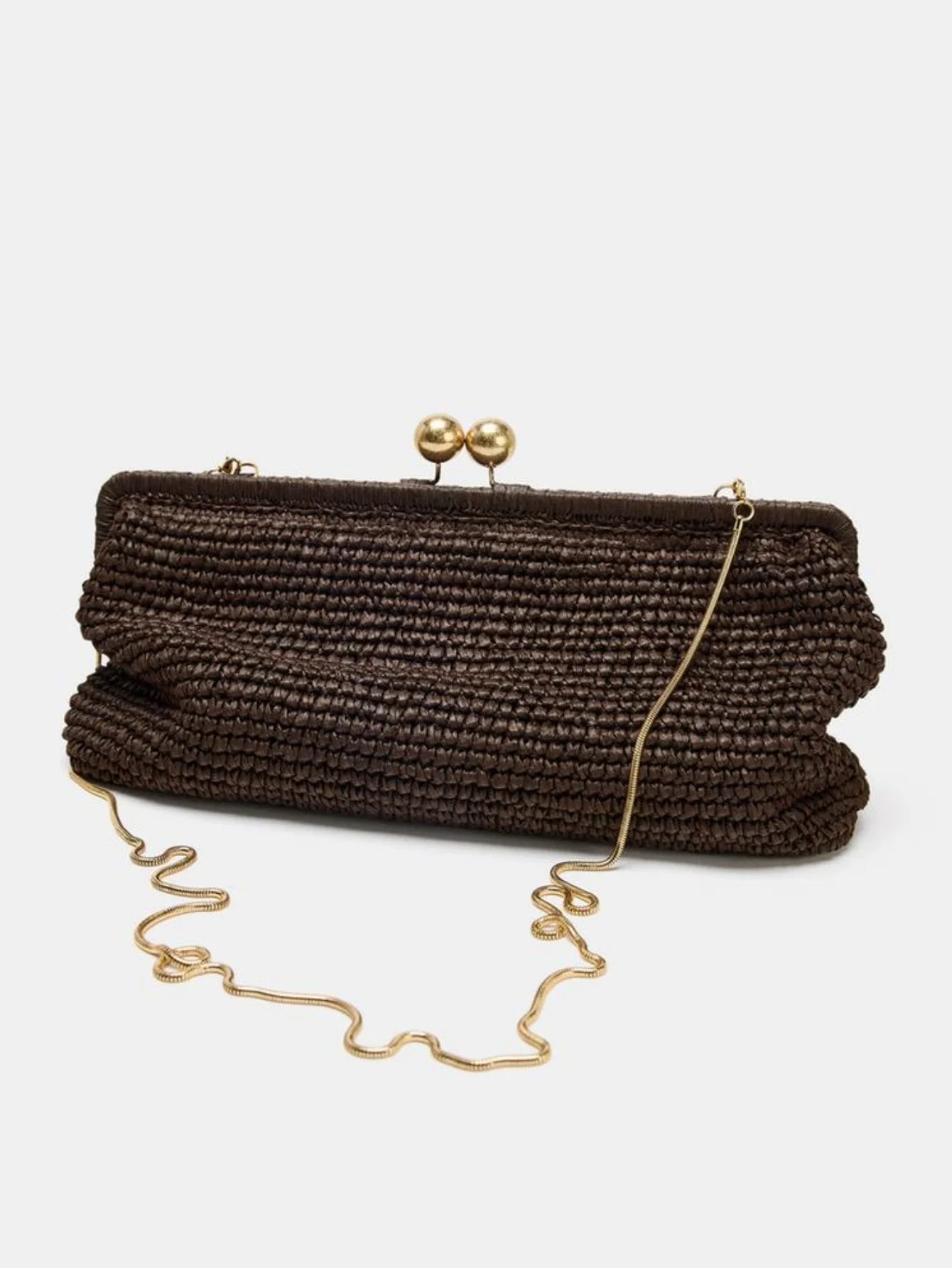 Telegraph Vegan Leather Clutch Bag