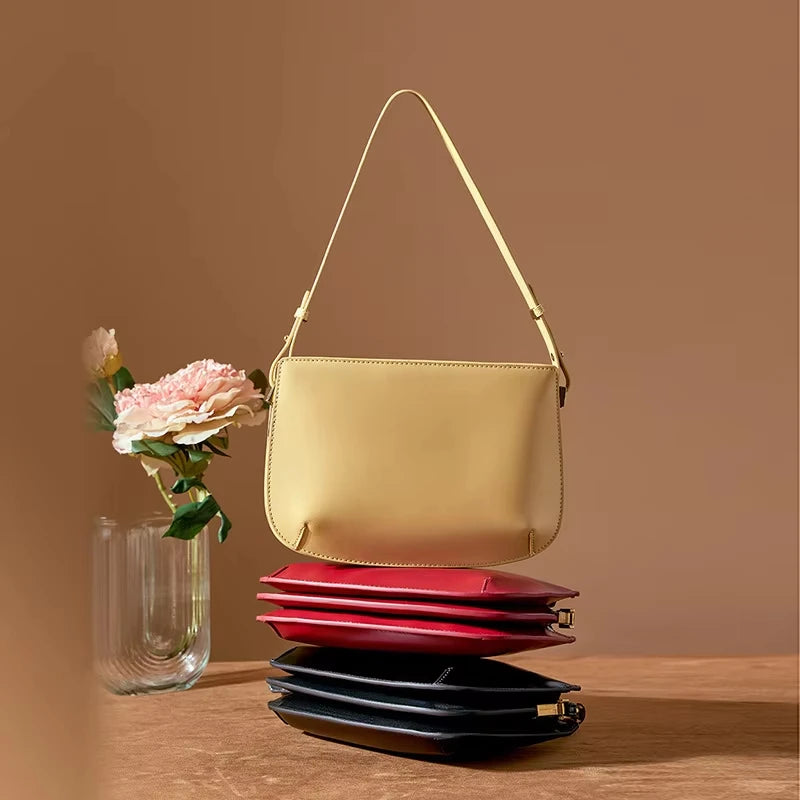 Hampstead Genuine Leather Bucket Bag