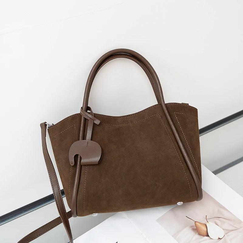 Kennington Suede Shoulder Bag