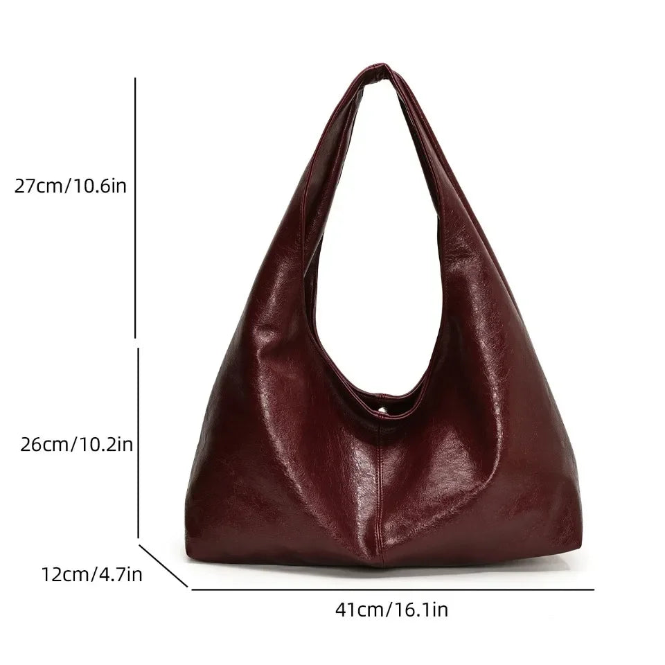 Mitcham Vegan Leather Hobo Bag
