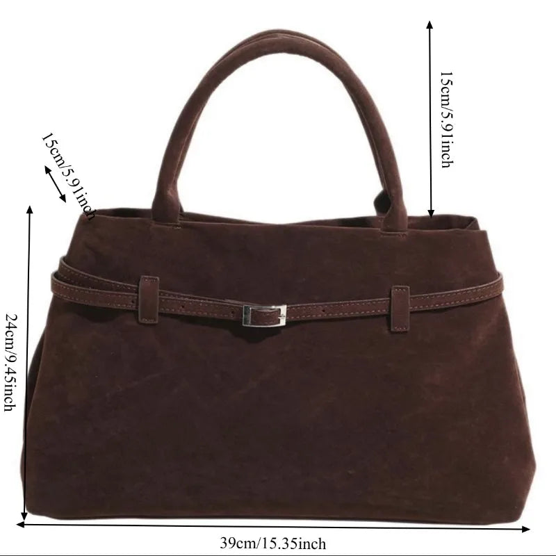 Barbican Faux Suede Tote Bag