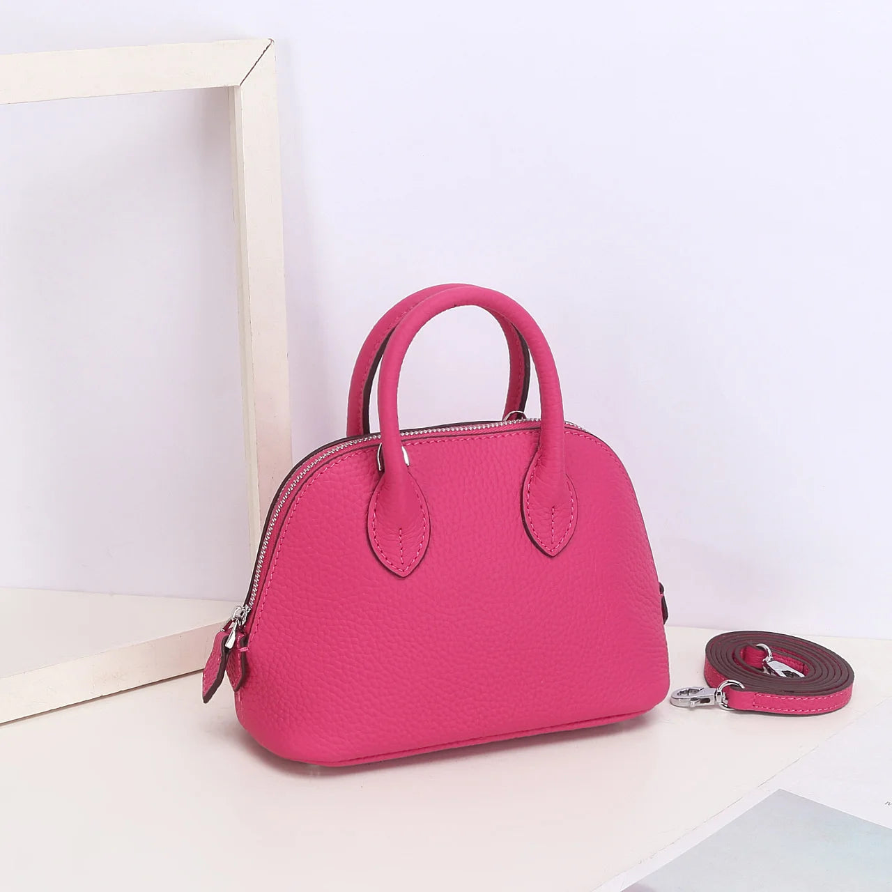Forest Genuine Leather Crossbody Bag