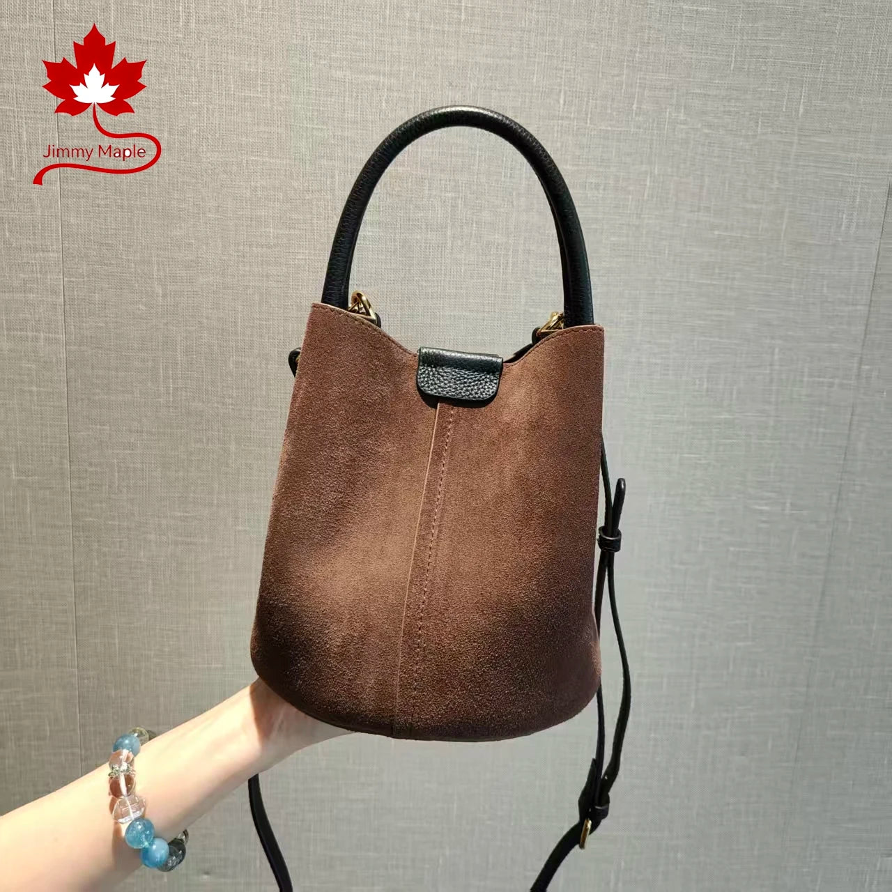 Vauxhall Genuine Leather Bucket Bag