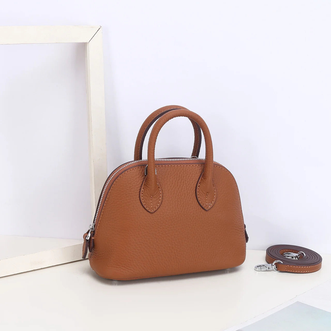 Forest Genuine Leather Crossbody Bag
