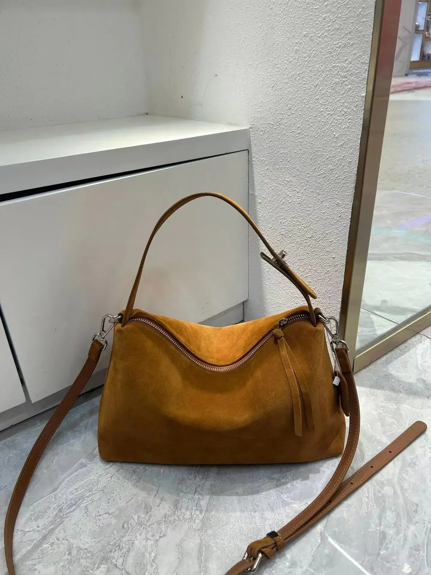 Streatham Faux Suede Tote Bag