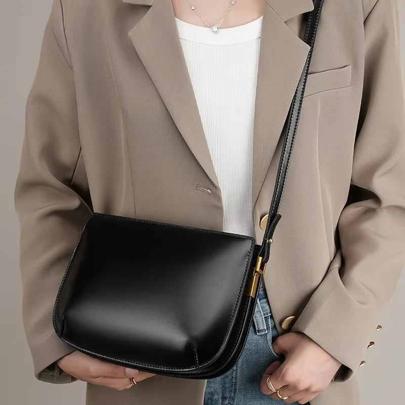 Hampstead Genuine Leather Bucket Bag