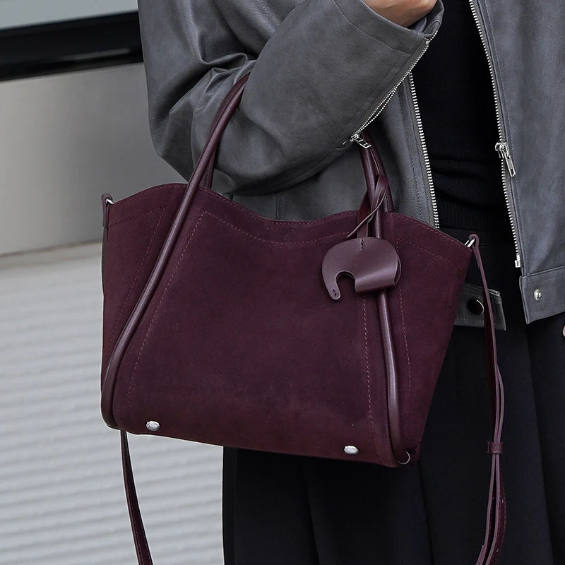 Kennington Suede Shoulder Bag