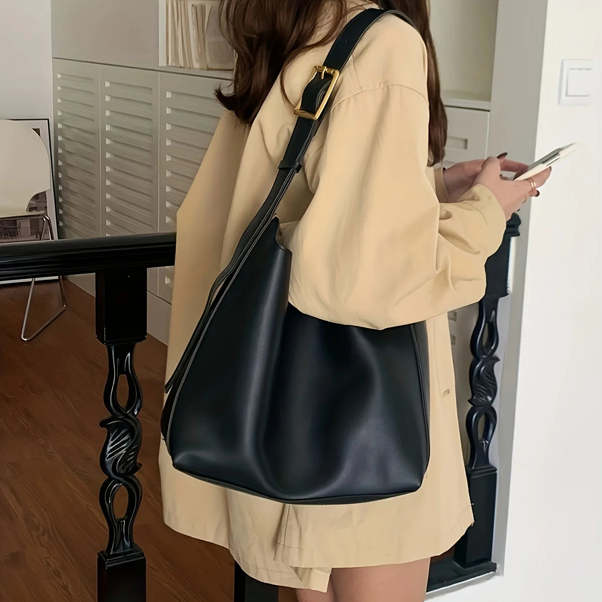 Morden Vegan Leather Crossbody Bag