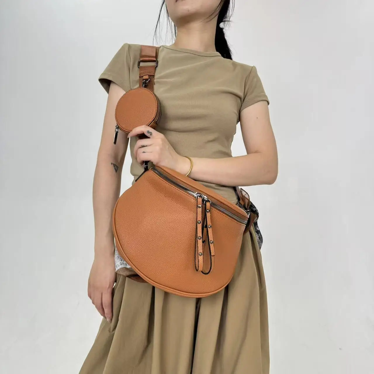 Isleworth Vegan Leather Crossbody Bag