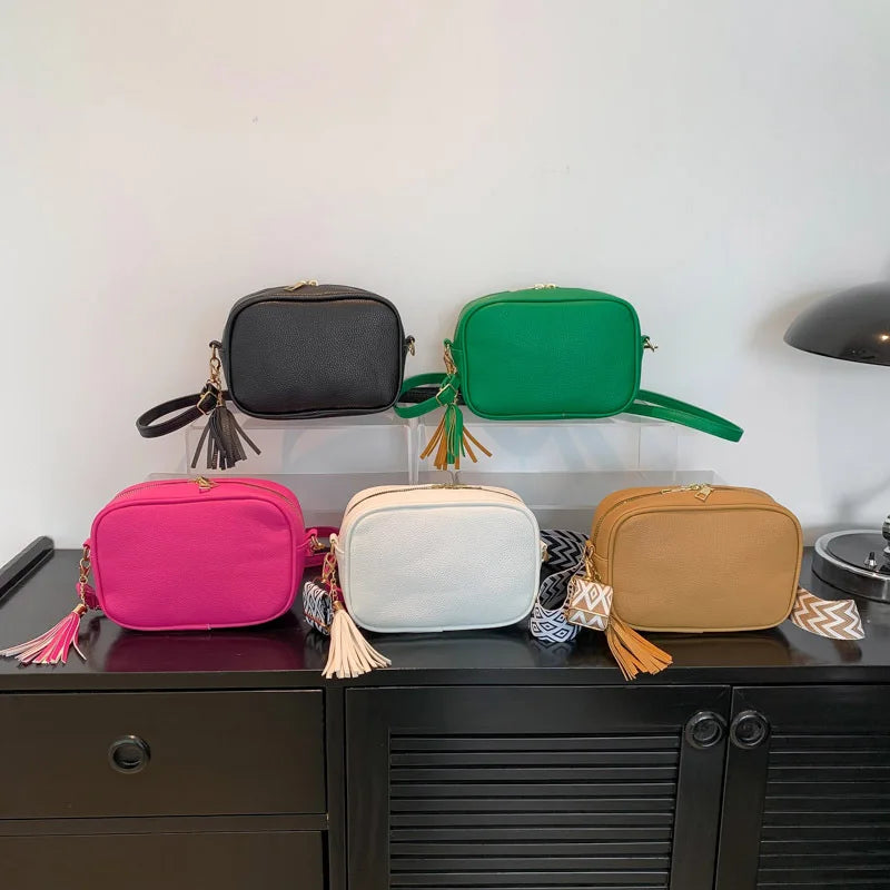 Ham Vegan Leather Crossbody Bag