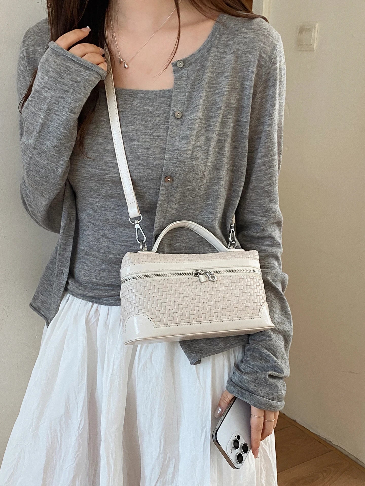 Worcester Vegan Leather Crossbody Bag