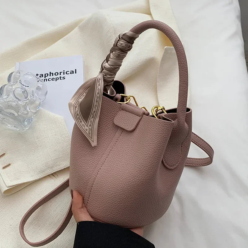 Southwark Vegan Leather Bucket Bag